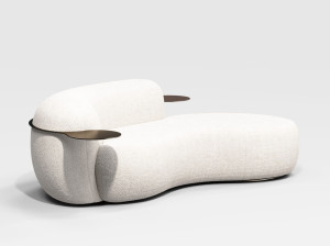 Шезлонг из ткани