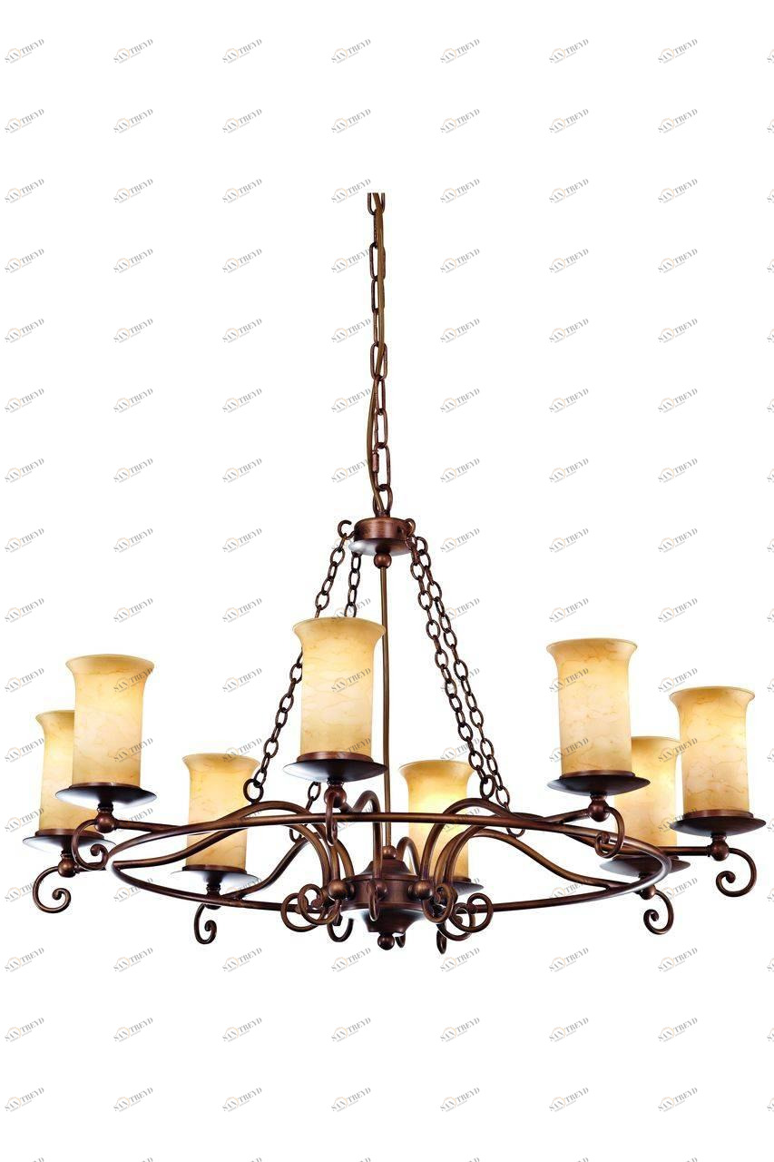 Подвесная люстра ST Luce Ancora SL122.303.08 бежевая ST LUCE ДИЗАЙНЕРСКИЕ, ANCORA 059369 Бежевый 