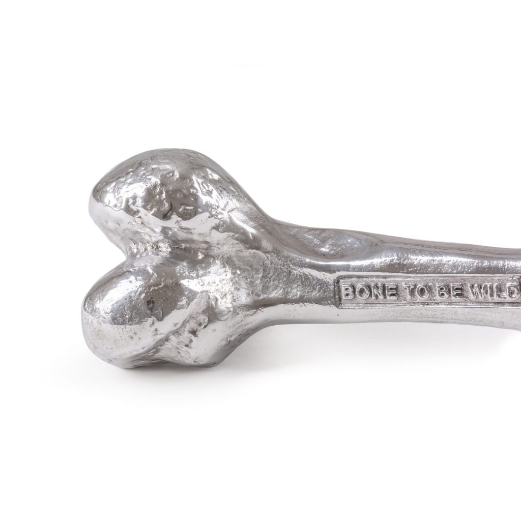 Статуэтка алюминиевая серебристая Wundekammer Bone SELETTI  00-3883241 Серебро  - Вид №3