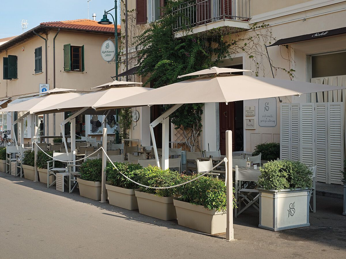 Зонтик с боковым полюсом Ombrellificio Poggesi SUMMER ARCH-00067065 - Вид №2