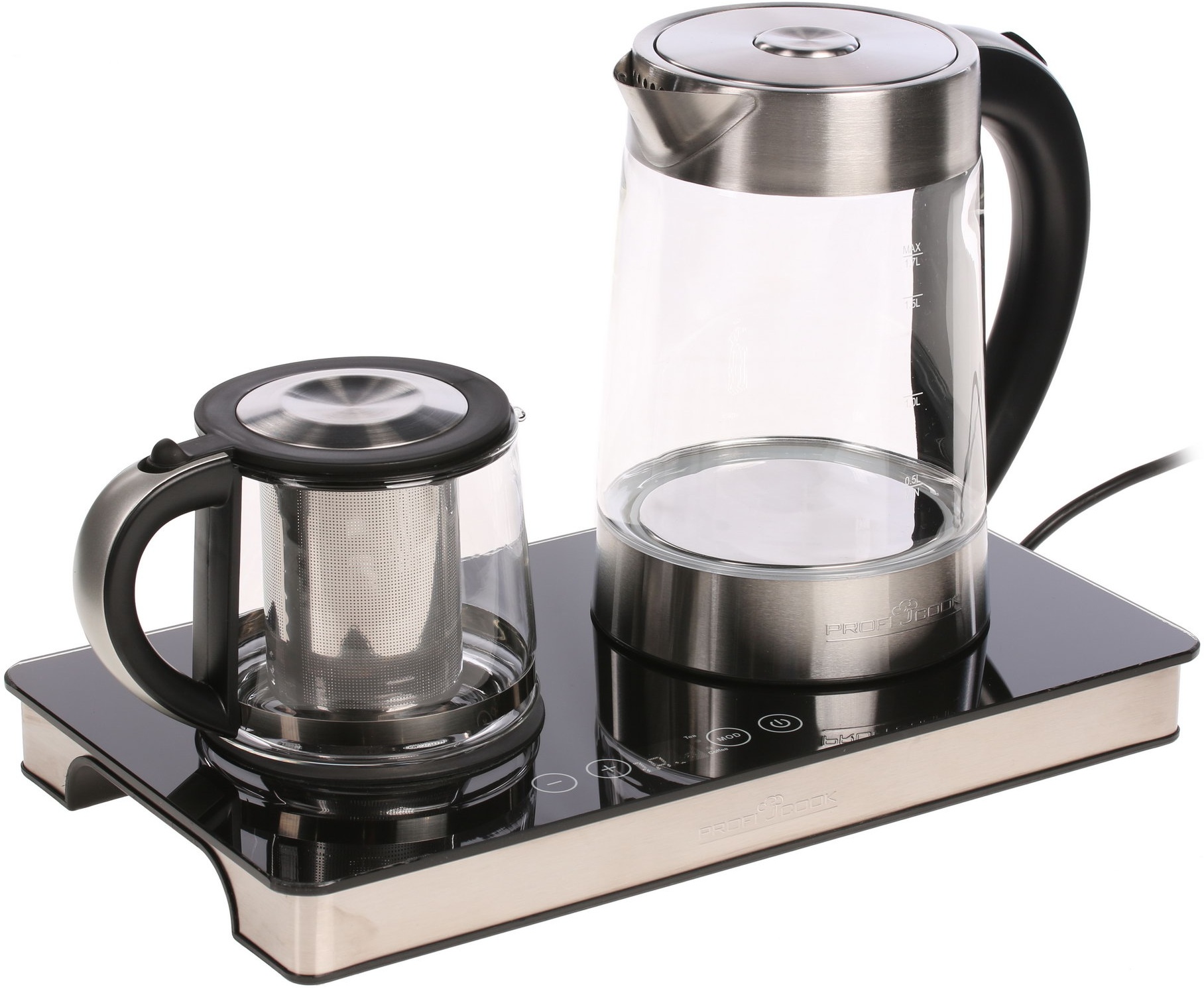 1010580 Чайный набор Profi Cook PC-TKS 1056 серебристый ProfiCook STDN-0088454 - Вид №1