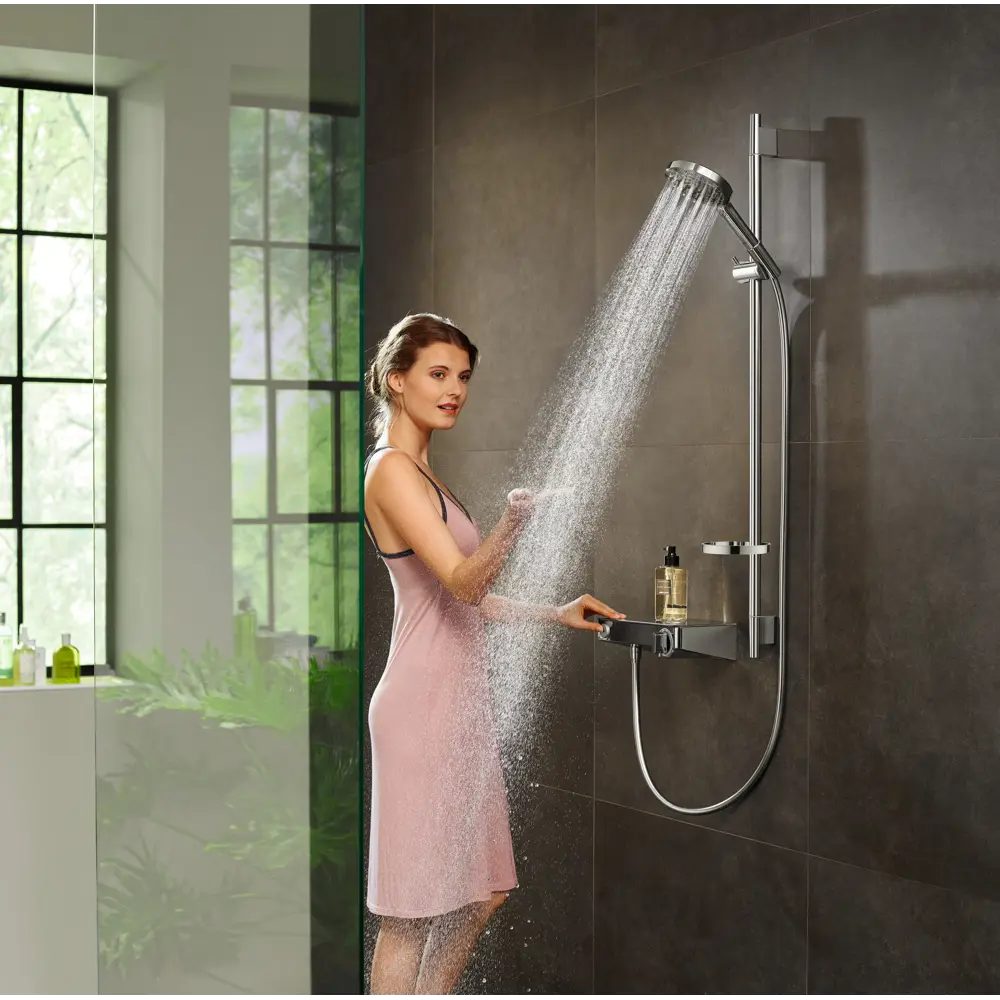 Лейка для душа Raindance PowderRain120 3 режима цвет хром 82376395 STLM-2191553 Hansgrohe - Вид №14