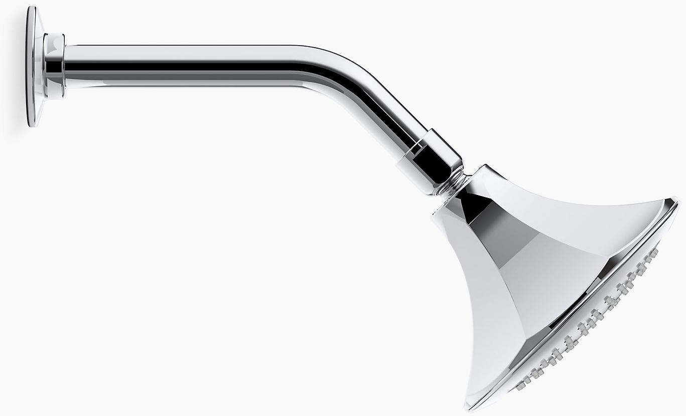 KOHLER Однофункциональная насадка для душа Memoirs 2,5 галлона в минуту с технологией всасывания воздуха Katalyst K-457-AK-BN  - Вид №2