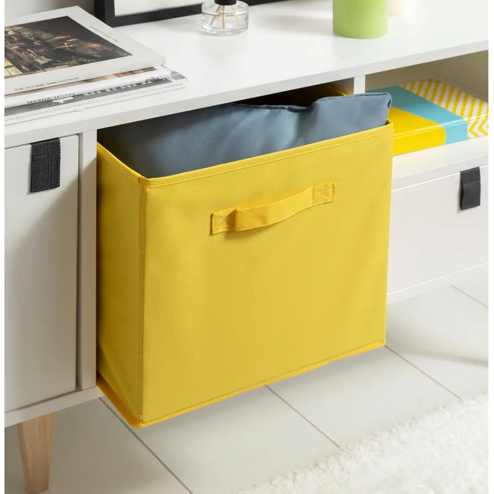 Spaceo KUB Banana: Желтый складной короб для систем хранения 81990632 STLM-0016760 - Вид №2