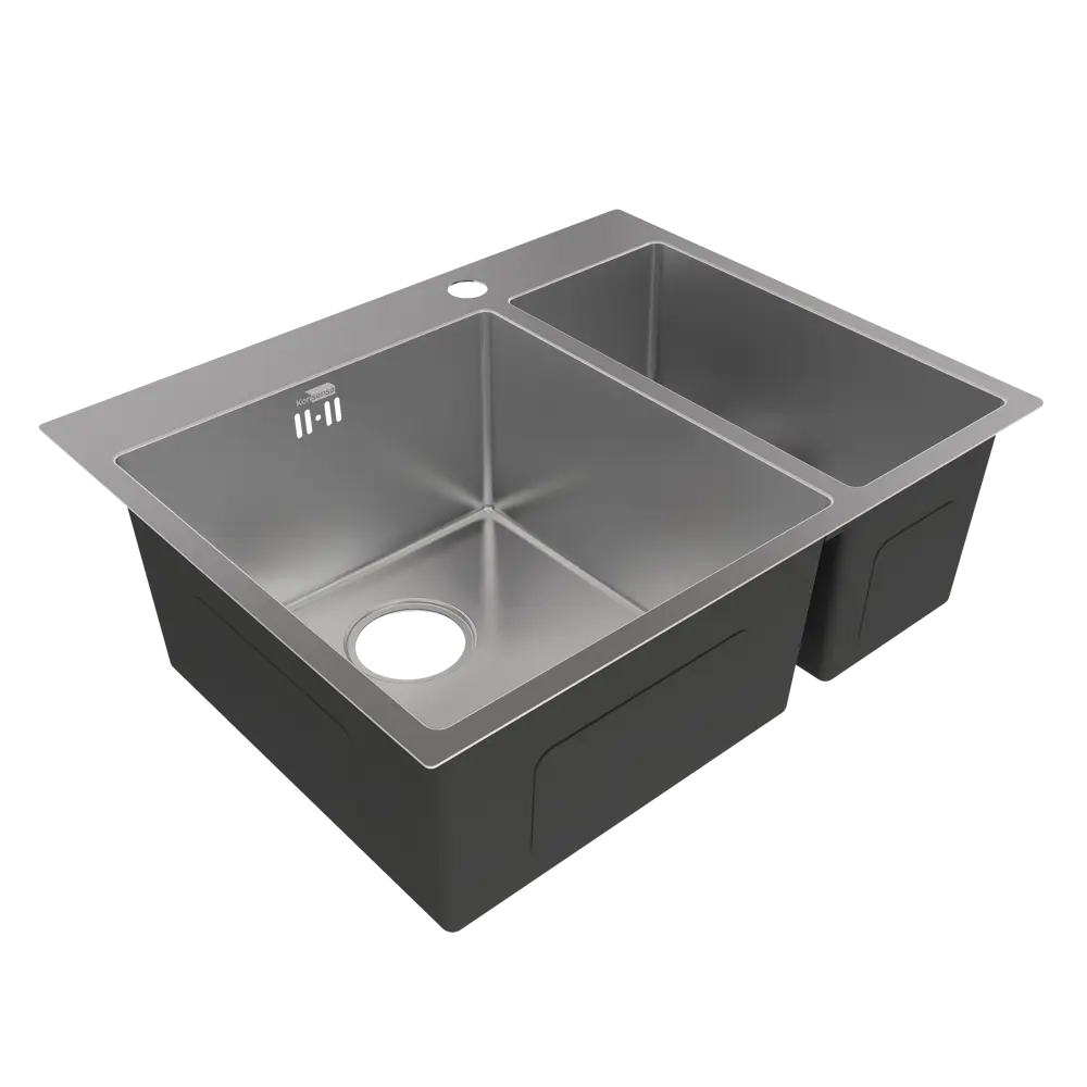 МОЙКА КУХ 2Ч 60X48Г20 САТ МЕТ KONSENSA STLM-2045346 - Вид №2