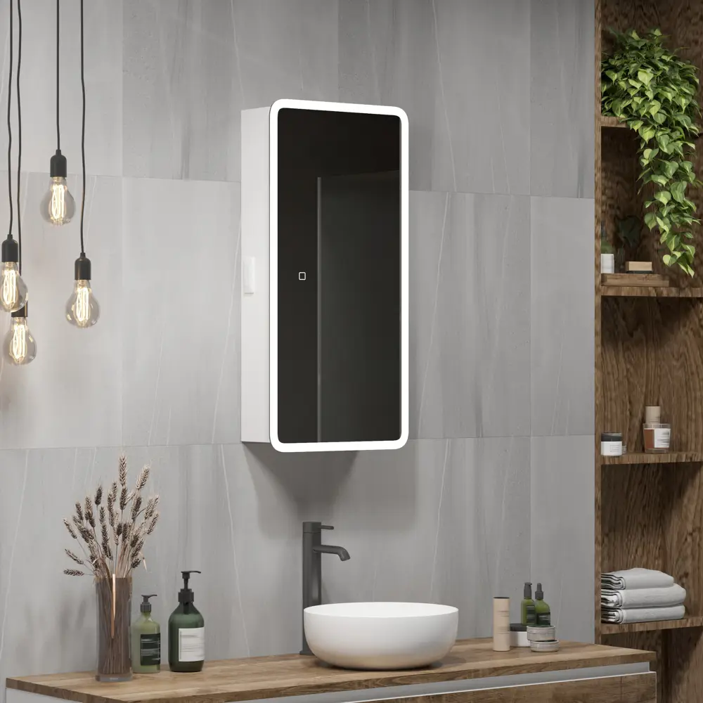 Зеркальный шкаф Santreyd Flash с LED-подсветкой и розеткой 87893868 Flash LED STLM-0076039 - Вид №7