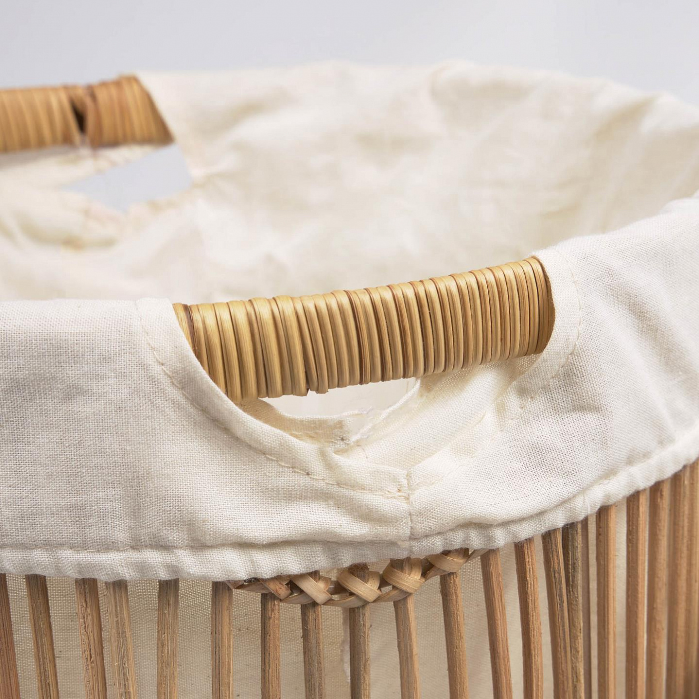 108751 Набор из 2 корзин для белья из 100% ротанга с натуральной отделкой La Forma Diadorin 