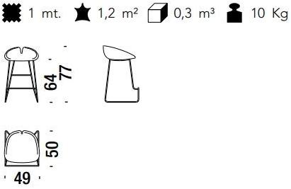 Moroso Табурет-санки с подставкой для ног Fjord sun-id-1493097 - Вид №7