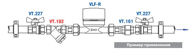 VT.192.N.08 Фильтр механической очистки косой Valtec 1 1/2"  - Вид №9