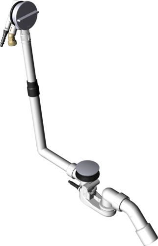 Канализационная арматура  Сифоны для ванн и душевых поддонов  Multiplex Trio VIEGA 727 703 Модель 6161.51 Santreyd  - Вид №3