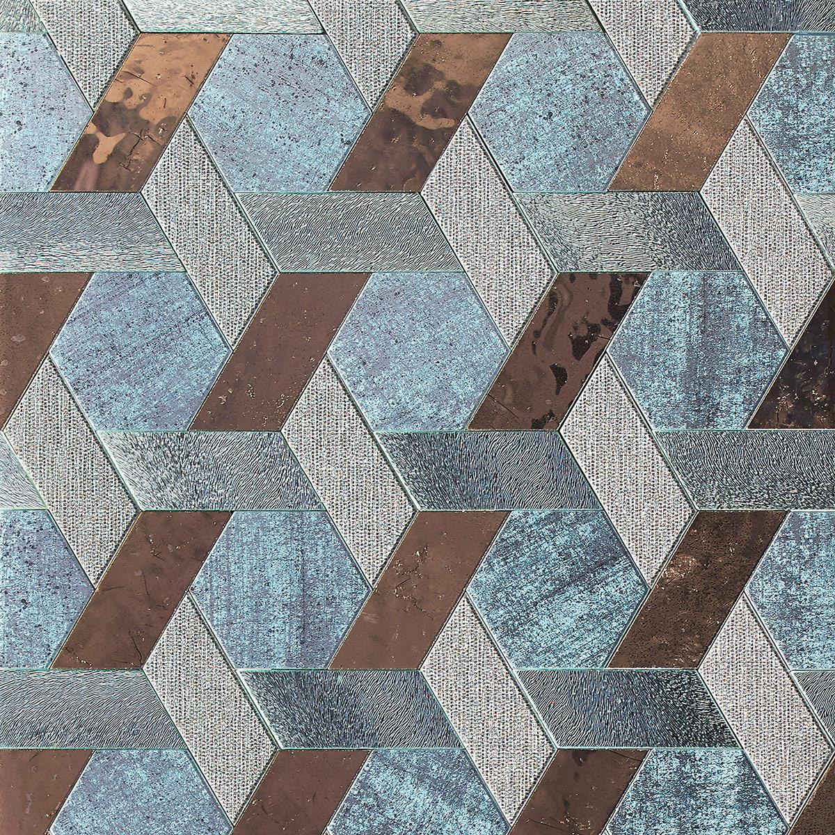 SICIS Bucolico White Per-Grey Vetrite Tile sun-id-1991304 - Вид №2