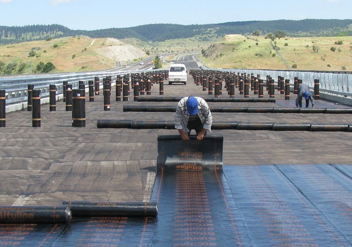 Усиленная гидроизоляционная битумная мембрана ONDULINE ITALIA битулин ARCH-00075756 - Вид №3