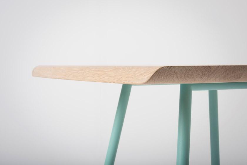 Gazzda Высокий квадратный стол из дуба Leina 097 - Вид №3