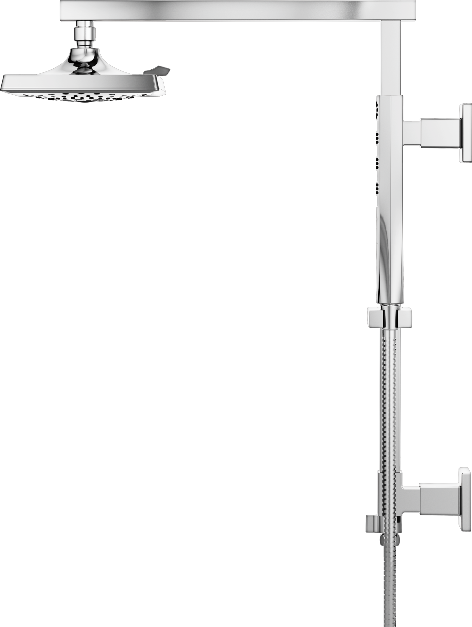 58410-KS Душевая колонна угловая 18 дюймов Delta Faucet Universal Showering Черный нержавеющий  - Вид №7