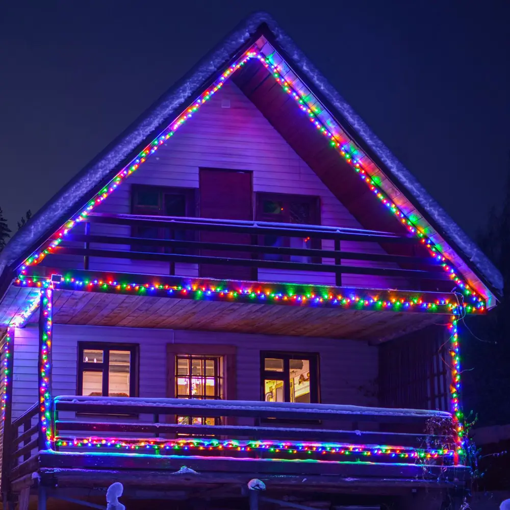 85105064 Электрогирлянда наружная/комнатная нить 100 м 1000 LED разноцветный свет STLM-0058858 Santreyd  - Вид №5