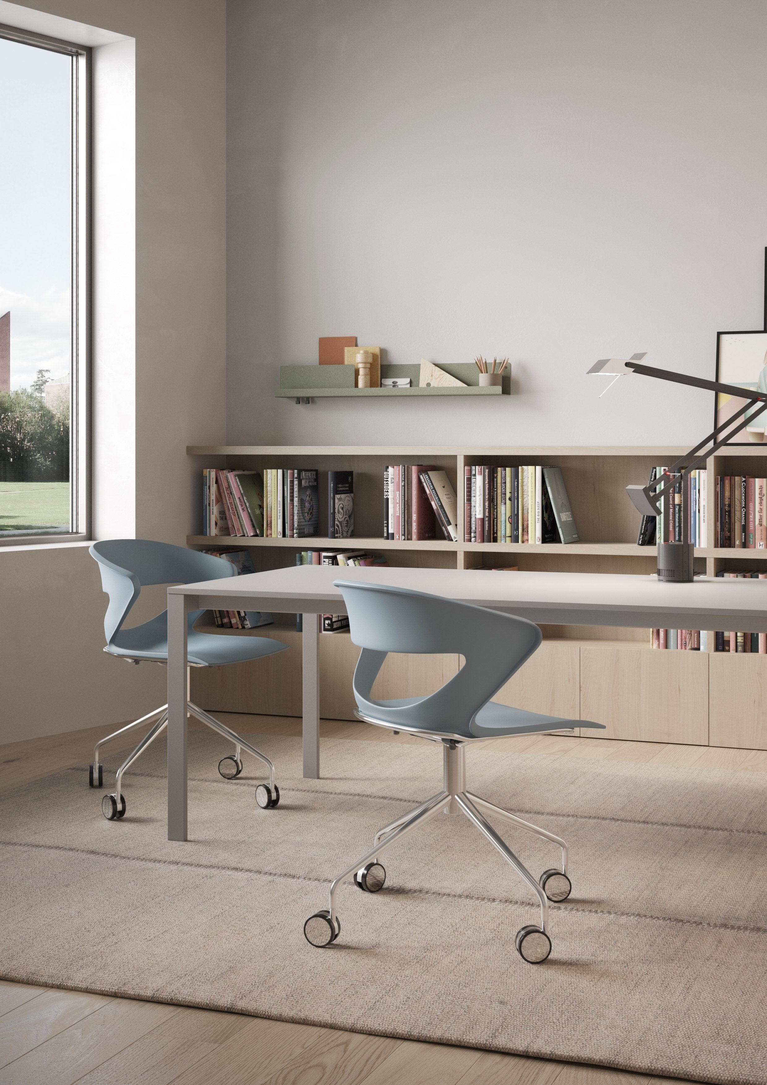 Регулируемое по высоте офисное кресло с колесами Kastel Kicca ARCH-00102516 - Вид №2