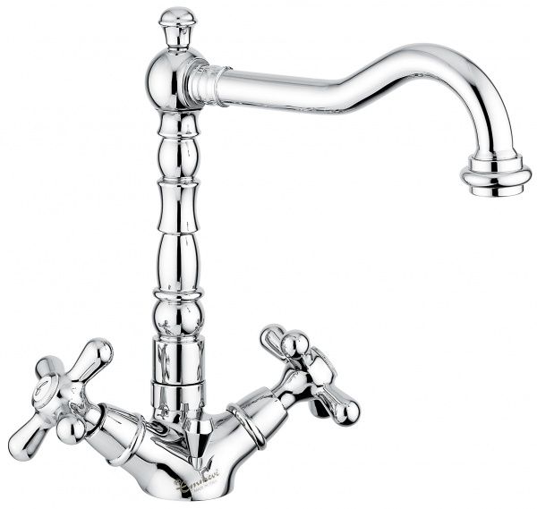 12613OR Смеситель Deco Old с донным клапаном для раковины, цвет золото EMMEVI Decò old