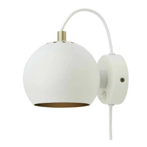 Лампа настенная белая Ball Anniversary 435566011 FRANDSEN ОРИГИНАЛЬНЫЕ 00-3948159 Белый