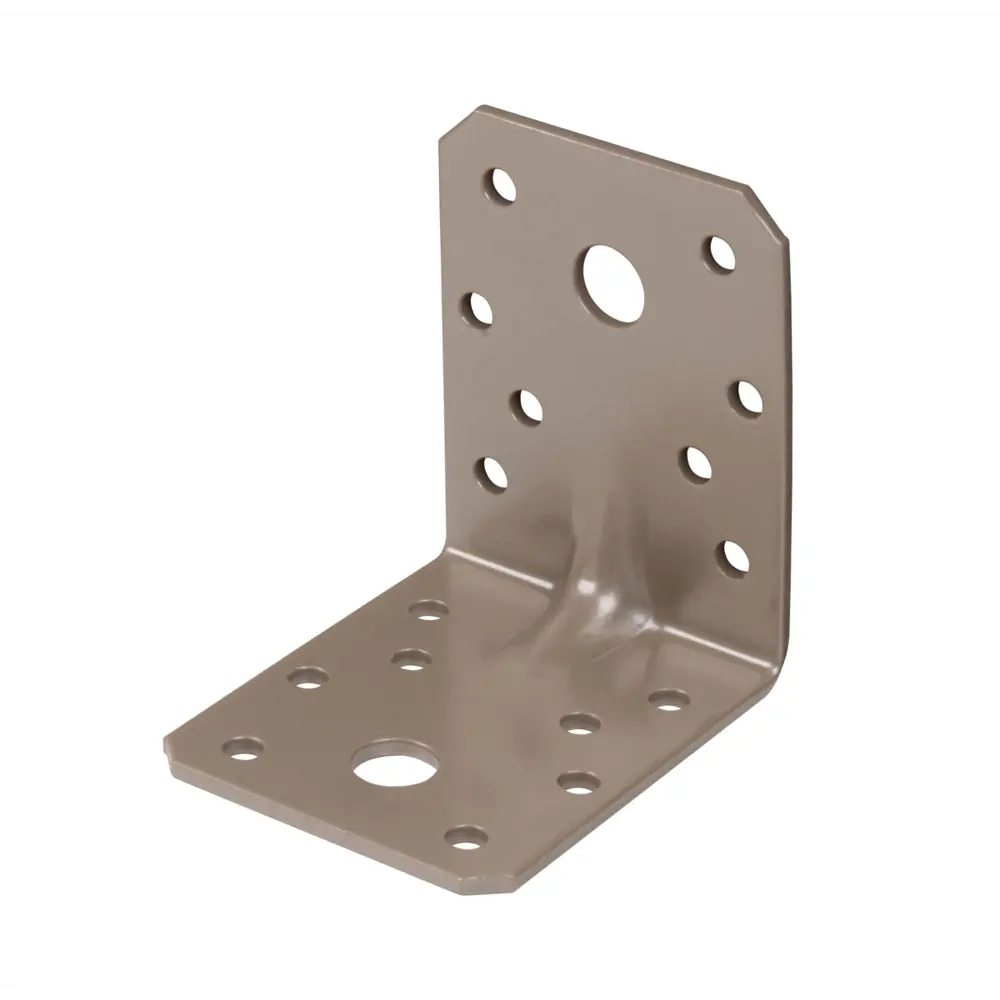 Угол крепежный усиленный 70x70x55x2.5 цвет бежевый 82381215 STLM-2121808 Santreyd 