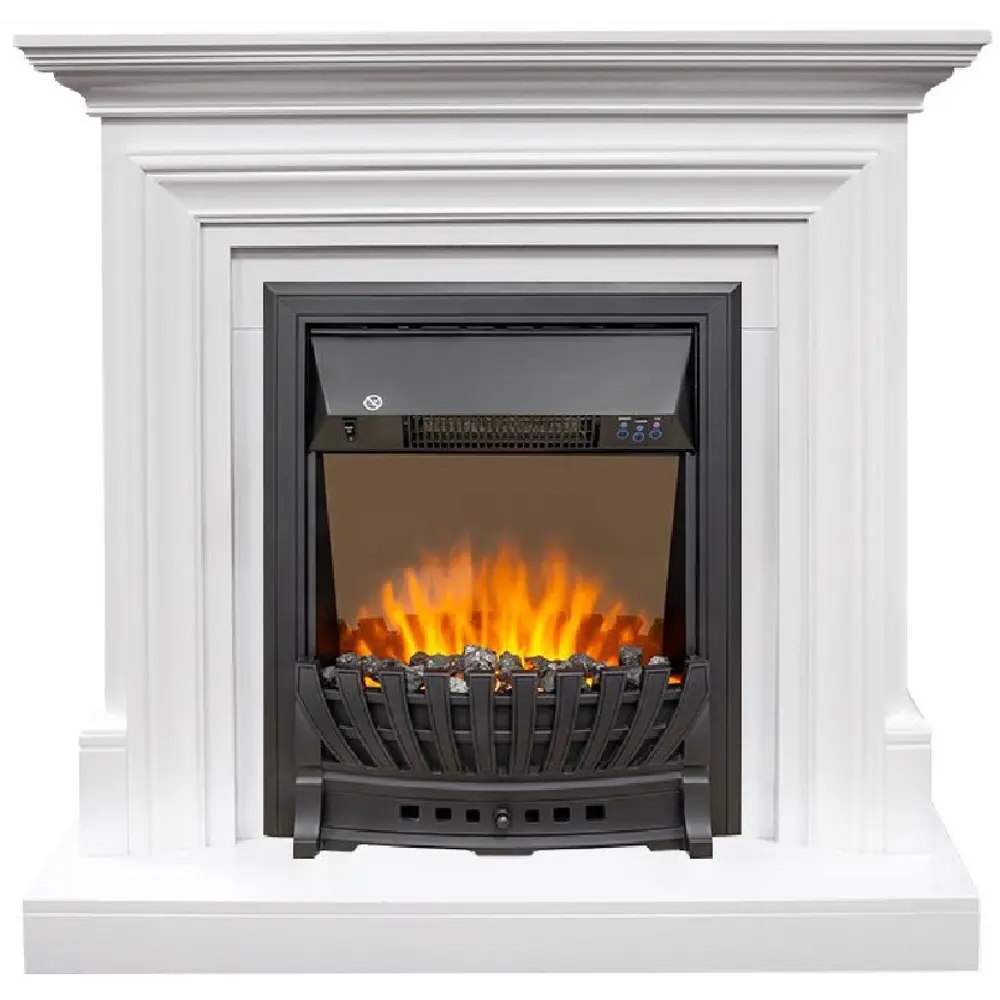 Каминокомплект Royal Flame Bradford STD Aspen Black 1.5 кВт цвет белый 89396845 STLM-2142941 