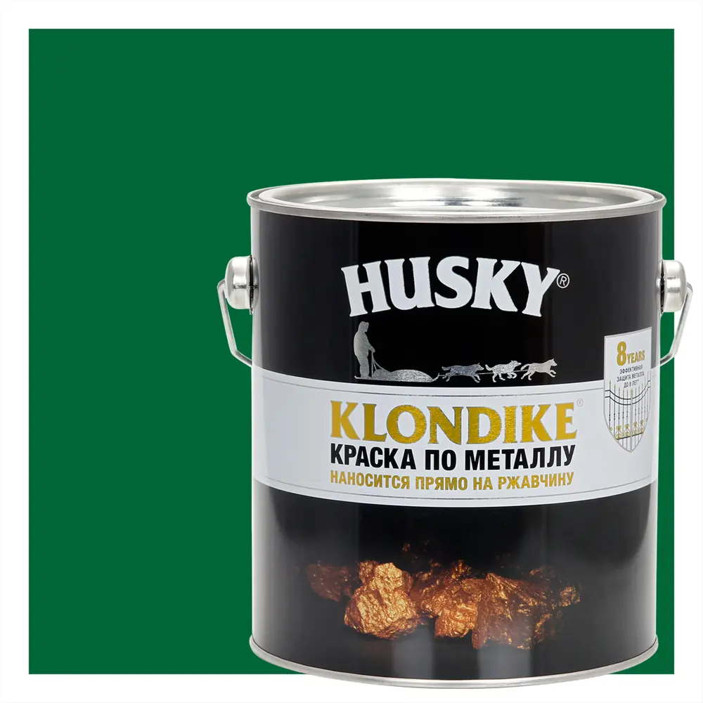 Husky Klondike — антикоррозионная краска по металлу с эффектом 3 в 1 84391745