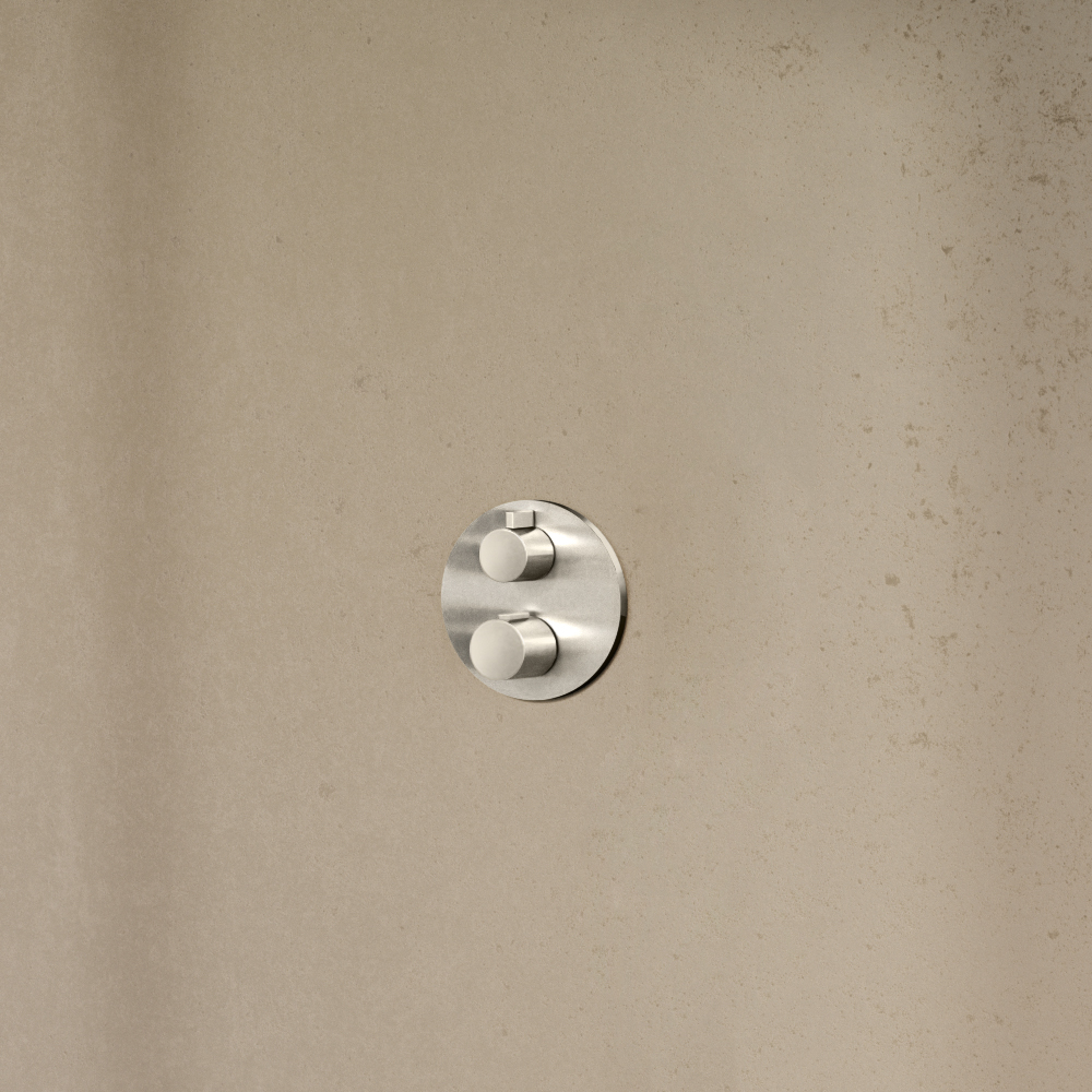 Скрытый термостат с двухфункциональным регулятором громкости - матовый черный DornBracht Meta 36426970-33 - Вид №1