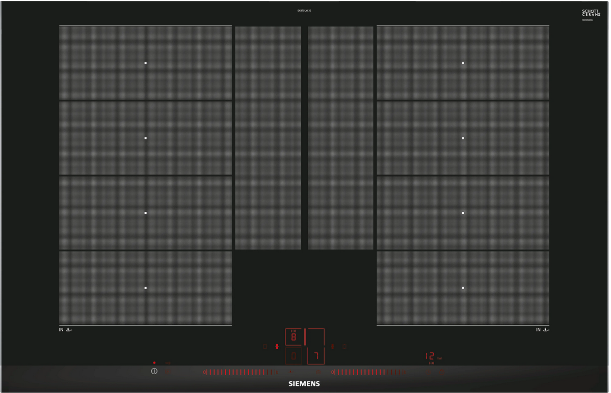 9105431 Индукционная варочная поверхность Siemens EX875LYC1E STDN-0136154