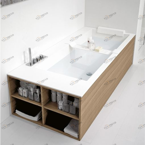 Ванна отдельно стоящая BIBLIO45B Antonio Lupi BIBLIO L=200 см Antoniolupi