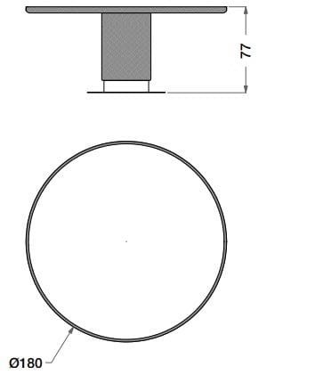 Деревянный и керамический садовый стол CPRN HOMOOD Для улицы ARCH-00071793 - Вид №2