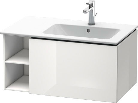 LC619202121 L-Cube Тумбочка подвесная Орех темный декор Duravit - Вид №2
