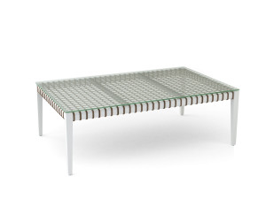 Прямоугольный алюминиевый журнальный столик