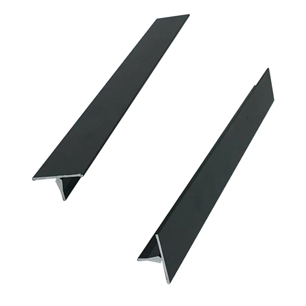 Нащельник узкий алюминиевый 23x19x1766 мм черный (2 штуки) 84749827 STLM-2082430 Santreyd 