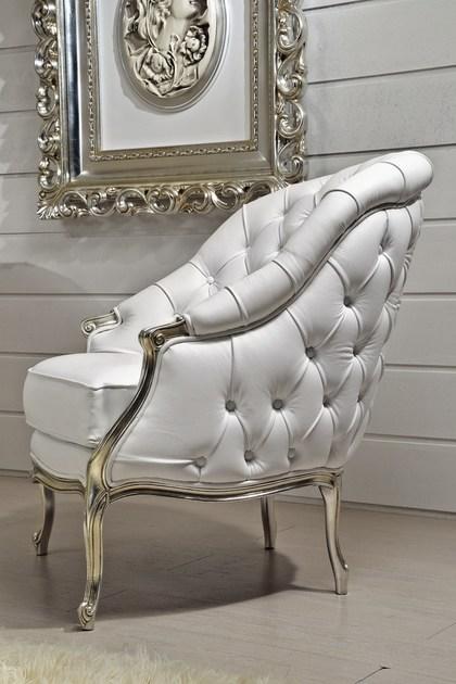 Vismara Design Стеганое кожаное кресло с подлокотниками Classic sun-id-1510342 - Вид №1