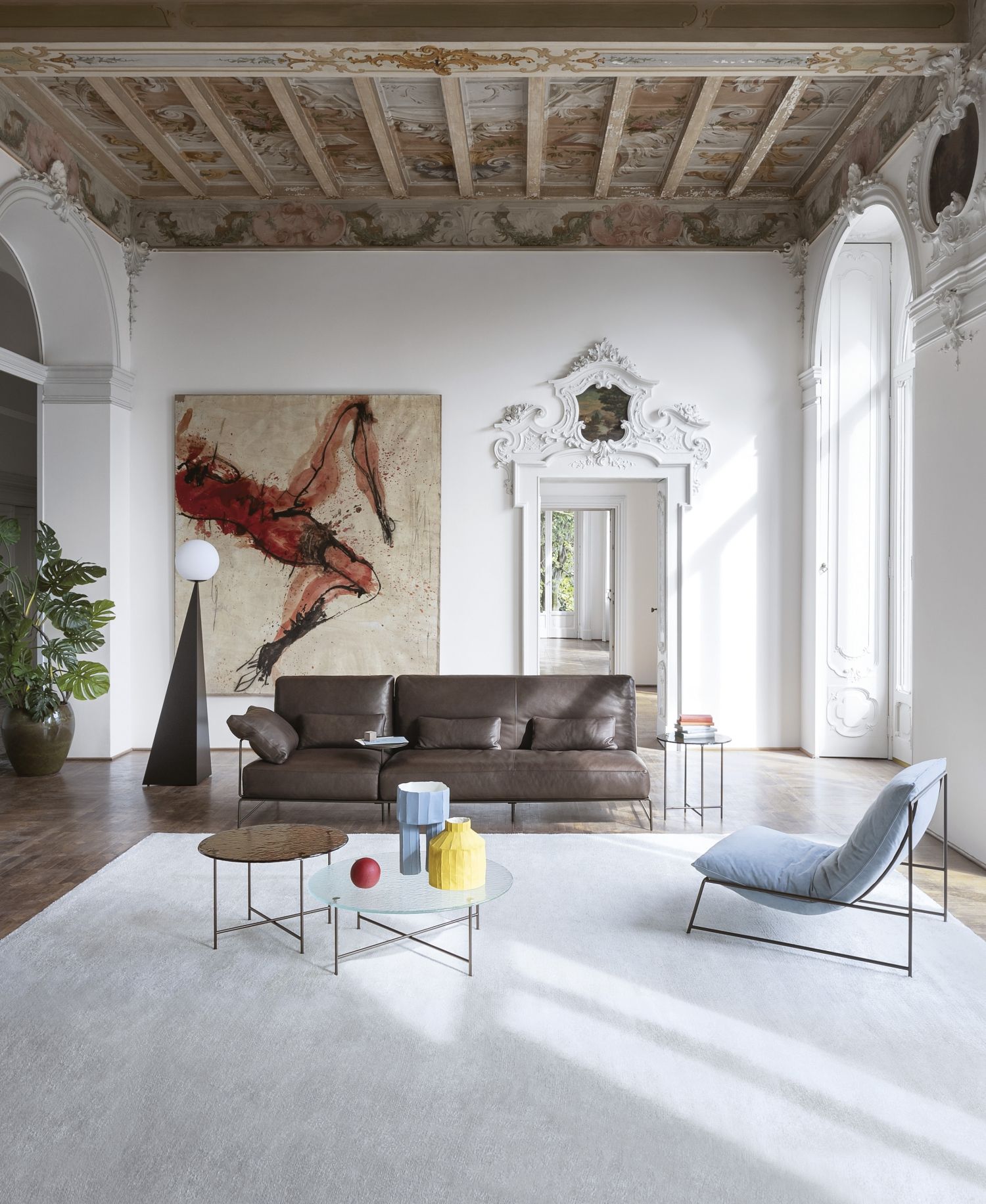 3-местный кожаный съемный диван Désirée divani Rito ARCH-00027987 - Вид №2