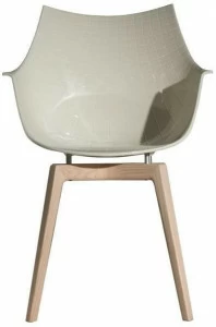 Driade Стул из поликарбоната с основанием из ясеня Meridiana