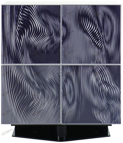 Roche Bobois Буфет из лакированной пластмассы с распашными дверцами sun-id-1445398