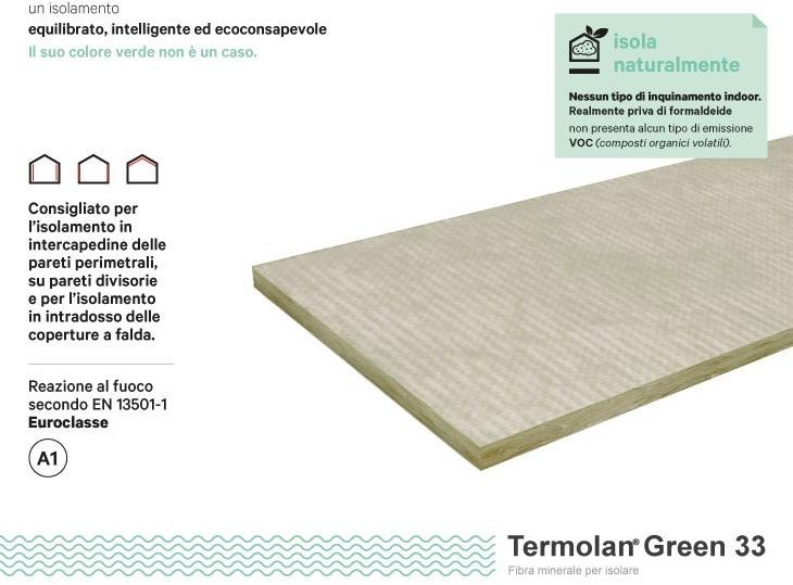 Termolan Lape Теплоизоляционная панель из минерального волокна Termolan® green sun-id-1359485 - Вид №1