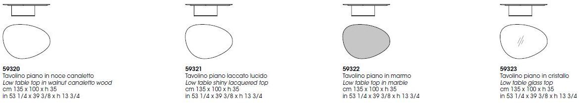 Giorgetti Лакированный журнальный столик для гостиной Galet sun-id-1448830 - Вид №3