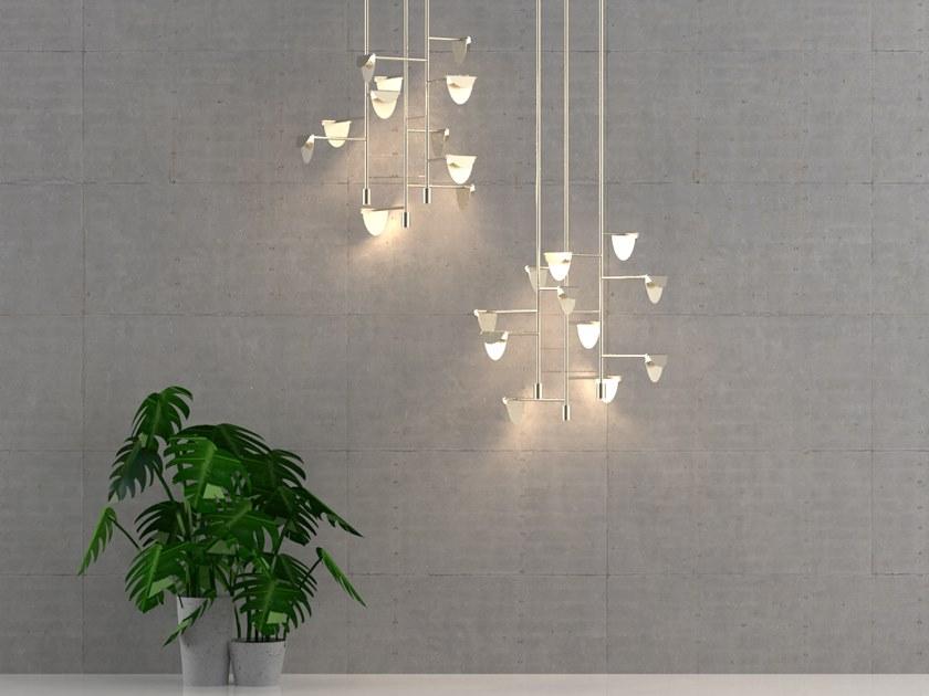 NEXO LUCE Светодиодный подвесной светильник из стали Oxen bespoke 7002a3.001/-002 - Вид №1