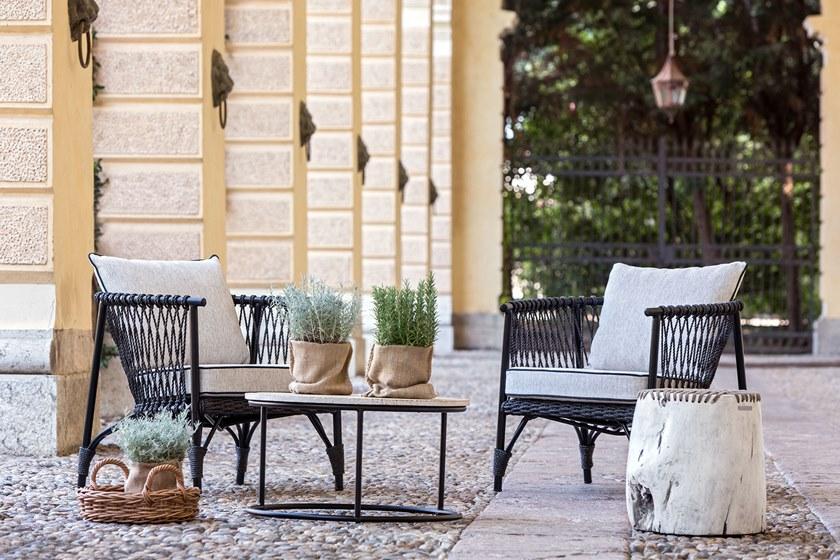 cbdesign Садовое кресло из синтетического волокна с подлокотниками Karon N073n1 - Вид №9