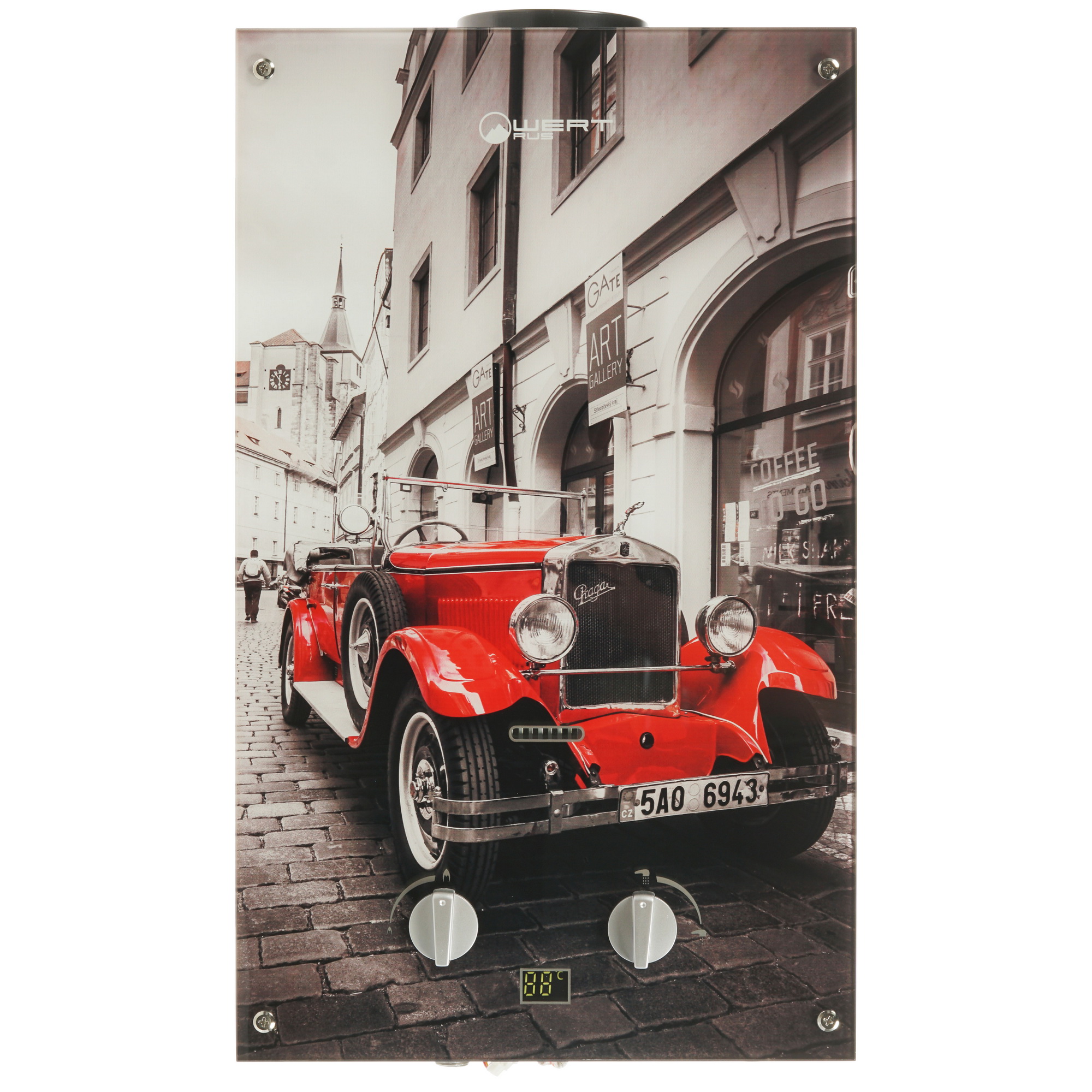 5321831 Водонагреватель газовый Wertrus 10EG RED GLASS STDN-0060659 - Вид №1