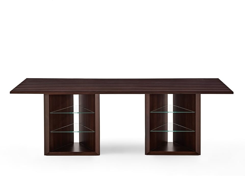 Прямоугольный стол из розового дерева Gallotti&Radice Prism ARCH-00103545