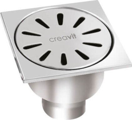 FS156A Трап для пола 15*15 D50 Creavit  - Вид №1