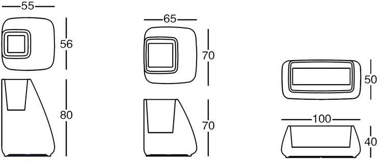 VONDOM Садовый горшок Moma sun-id-1493662 - Вид №1