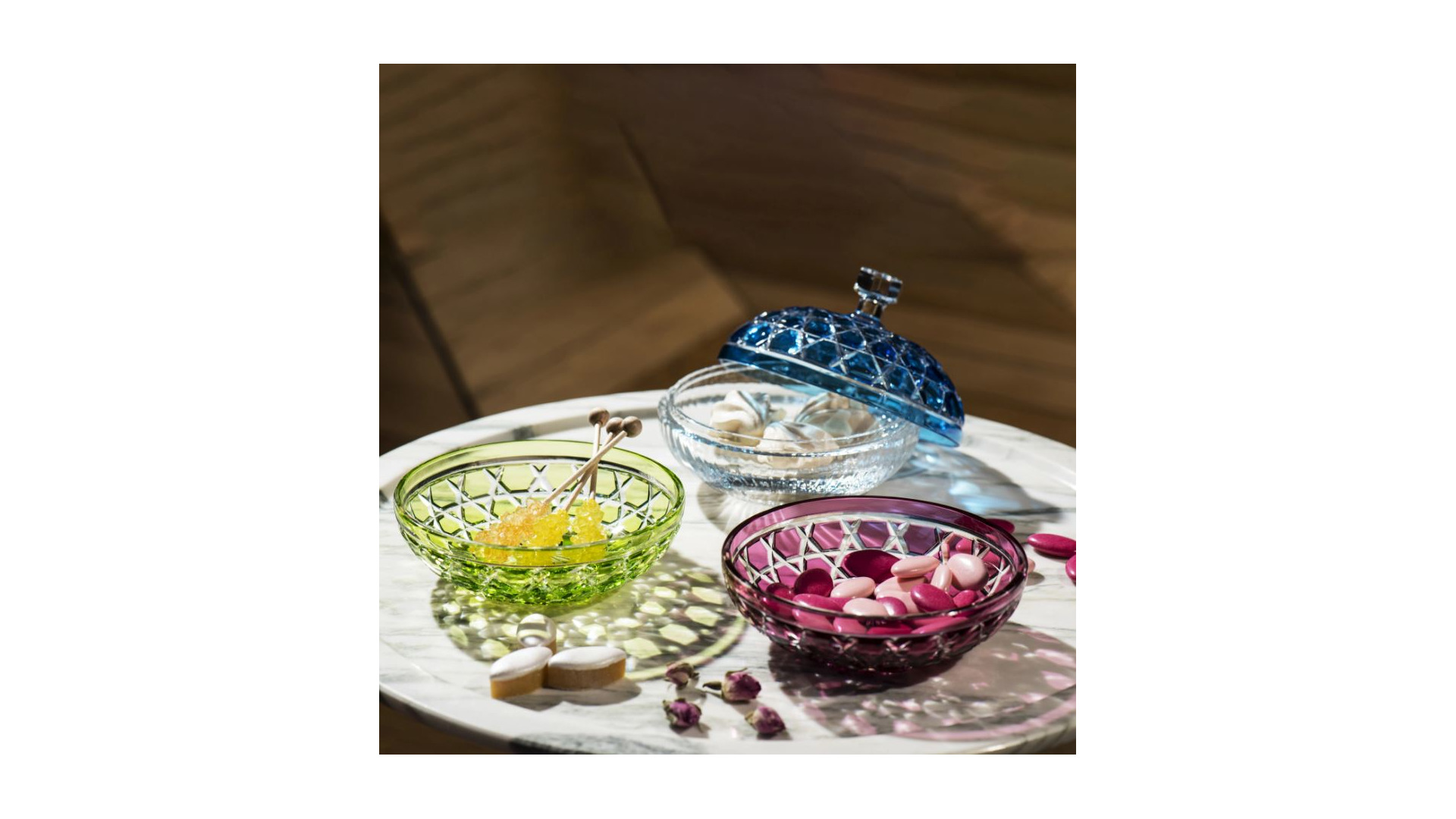 10660766 St. Louis Конфетница St. Louis "Ройал" 10,3см (голубой) Хрусталь  - Вид №3