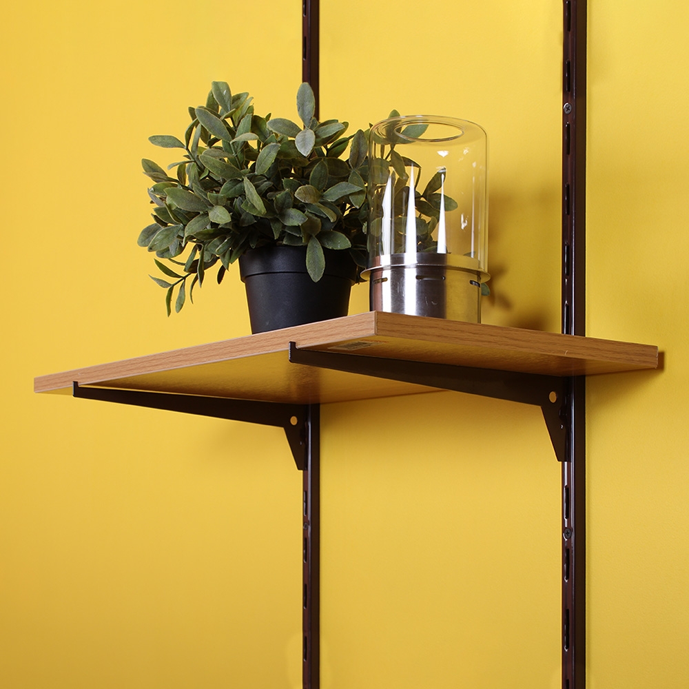 Кронштейн к стеновым стойкам , 415x6x70 мм, коричневый LJPS0565 Public Steel Россия  - Вид №3