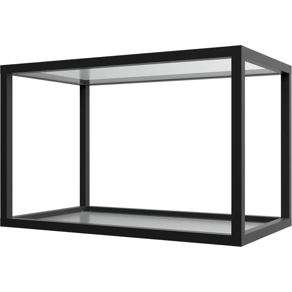 Полка-каркас для кухни 38.4x35x60 см алюминий/стекло 82441025 STLM-2150054 DELINIA  - Вид №2