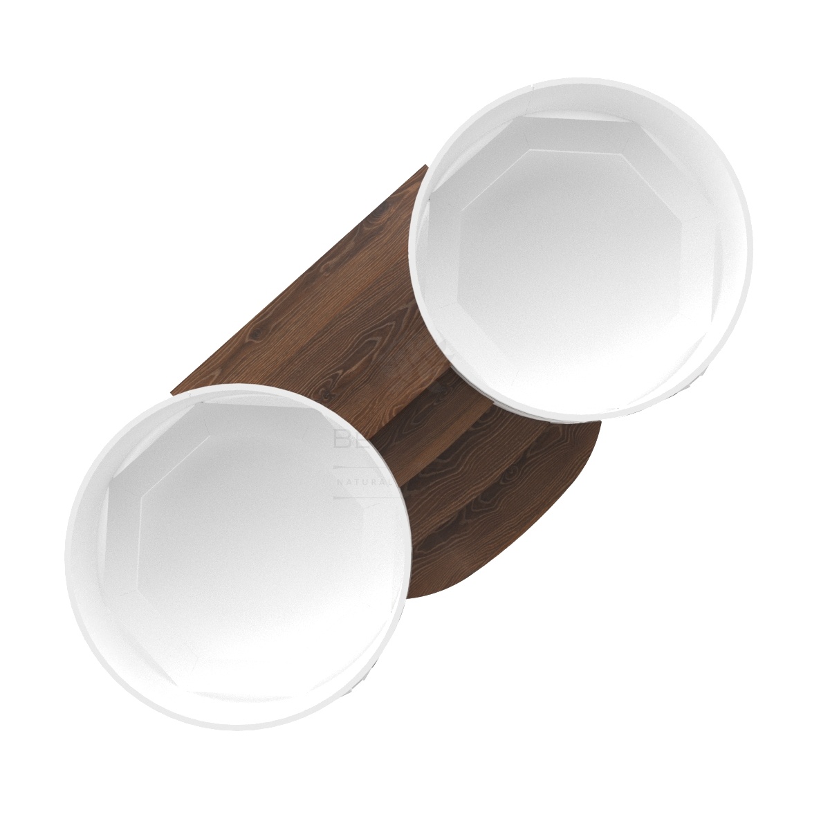 2106 Подиум на 2 купели D 1.8 дуб мореный Alyarus  - Вид №2