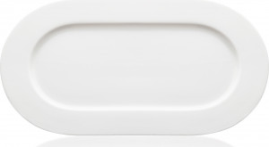 10624437 Mix&Match Блюдо овальное Mix&Match Акцент 39х22см, фарфор Фарфор костяной