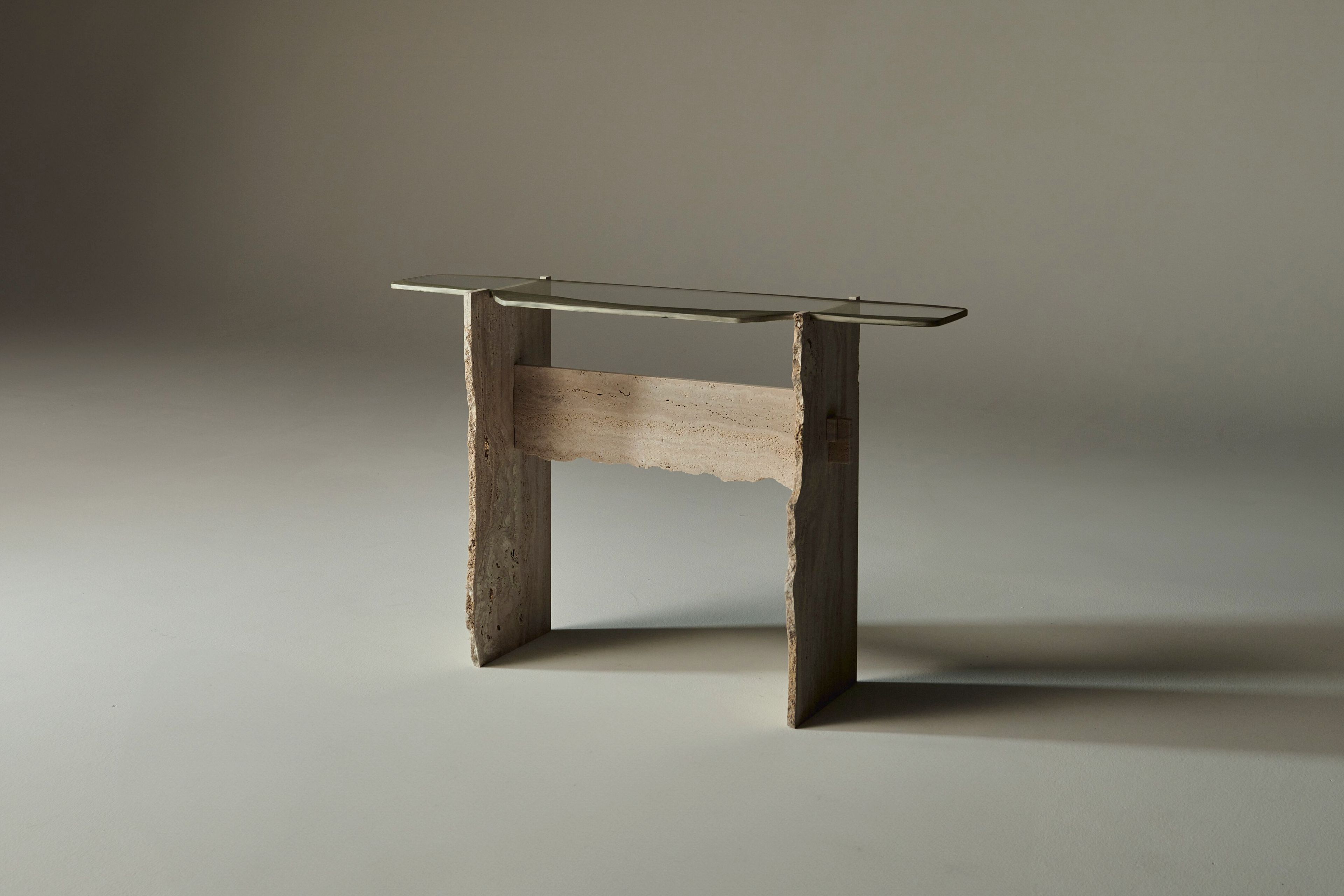 Травертин и стеклянная консоль ARTE VENEZIANA пещера ARCH-00078015 - Вид №5